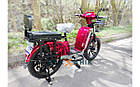 Електровелосипед Crosser E-Delta 60V 15Ah 800Вт Red, фото 3