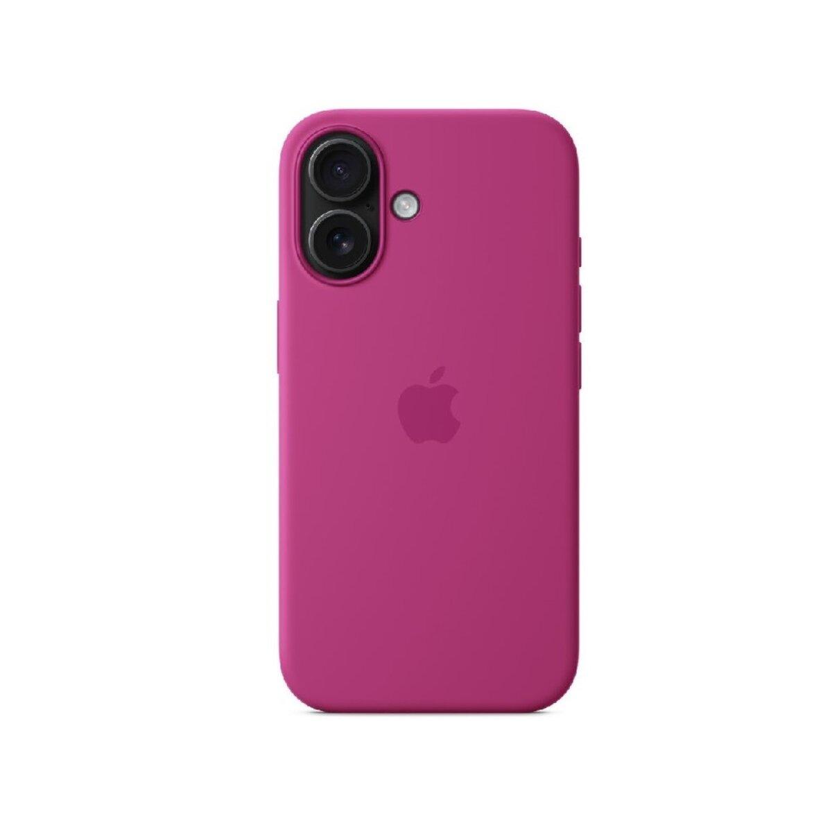 Захисний силіконовий чохол з MagSafe для iPhone 16 Moon Redсny