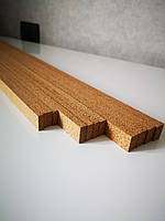 Корковий компенсатор 900х23х5мм для ламіната замість плінтуса