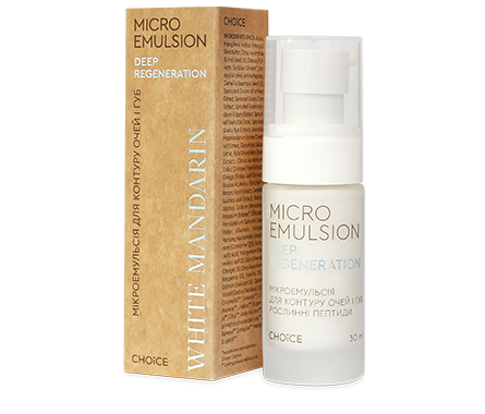 Мікроемульсія для контуру очей Рослинні пептиди від CHOICE 30 мл, фото 1