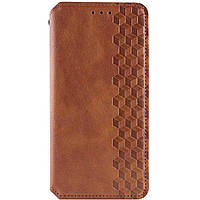 Чохол-книжка для смартфона Rubic Leather for Xiaomi Redmi 13 4G Brown