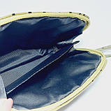 Косметичка натуральна шкіра колір світло-коричневий, фото 5