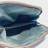 Косметичка коричнева натуральна шкіра, фото 5