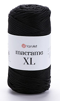 Macrame XL Yarnart(4мм)-148 чорний