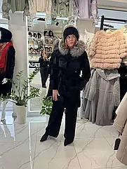 Шубка з хутра стриженої нутрії.