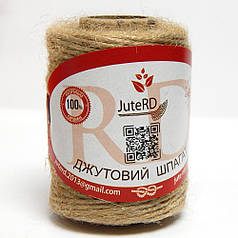 Мотузка джутова (шпагат), 2 мм (100 грам)