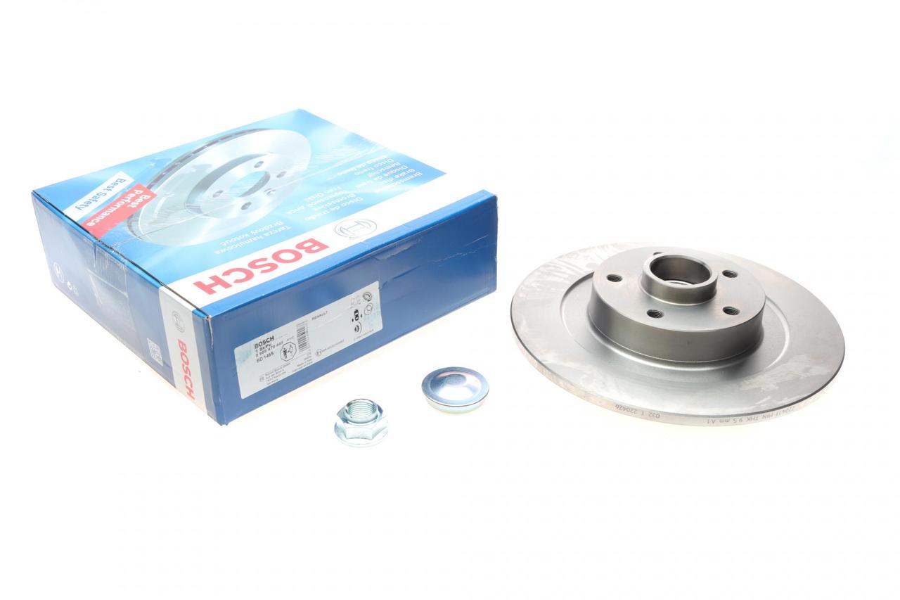 Диск гальмівний задній Renault Laguna III 08-15 300x11  +ABS  з підшипником  0 986 479 445