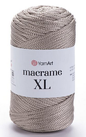 Macrame XL Yarnart(4мм)-156 беж з сіринкою/норка