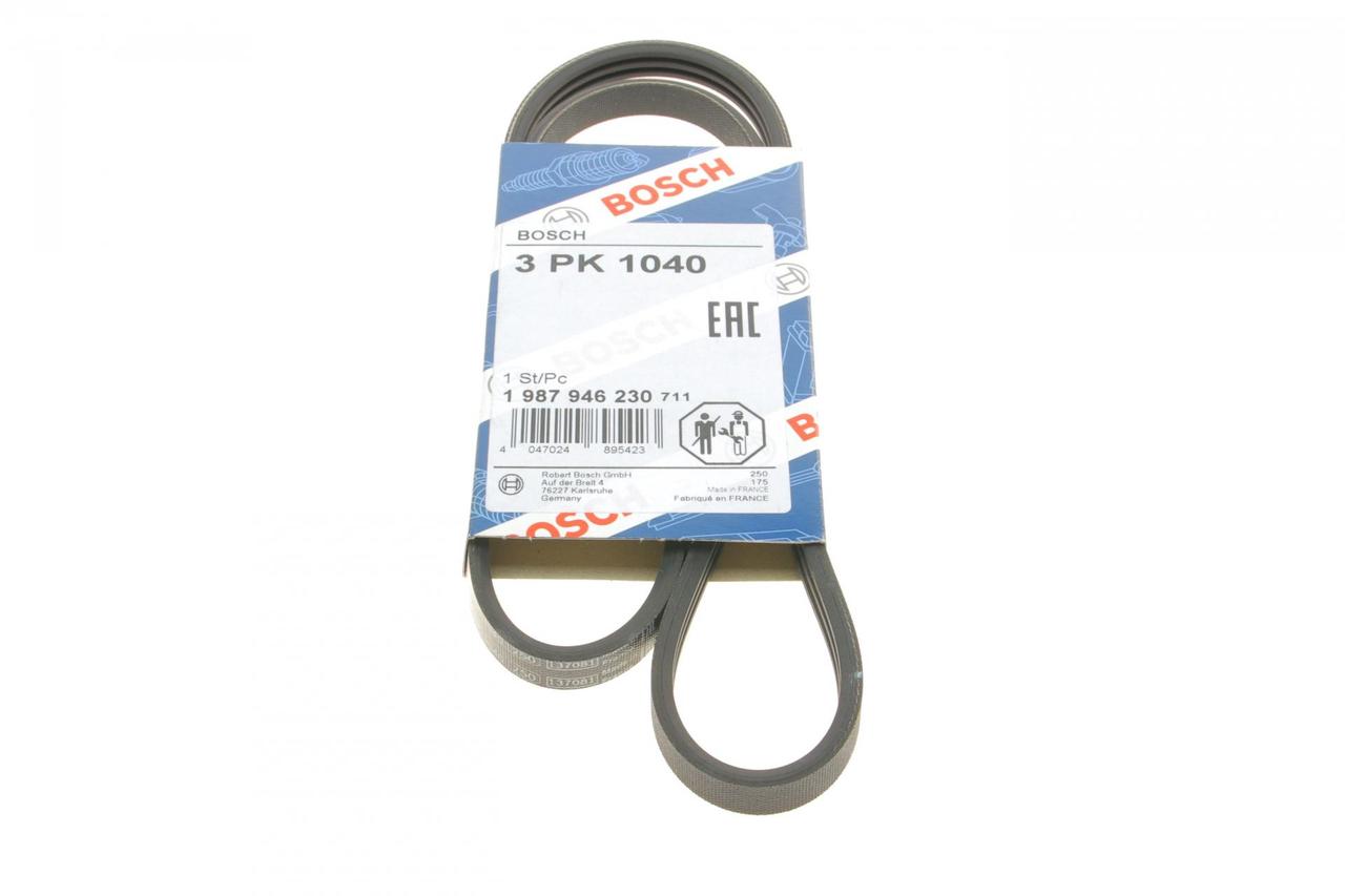 Ремінь генератора Renault Kangoo 1.4i 97- 3PK1040  1 987 946 230