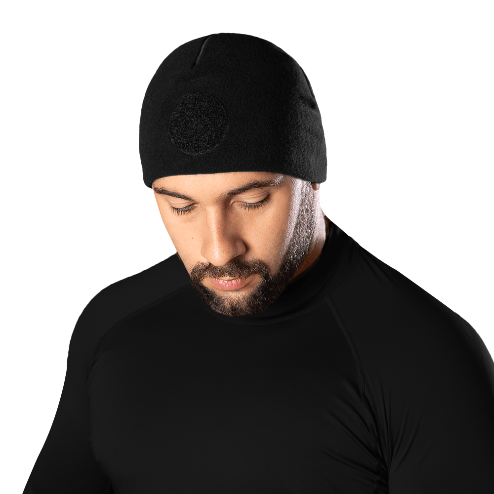 Шапка флісова для поліції Beanie 3.0 Police Black чорна (S)