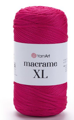 Macrame XL Yarnart(4мм)-163 ягідний, фото 1