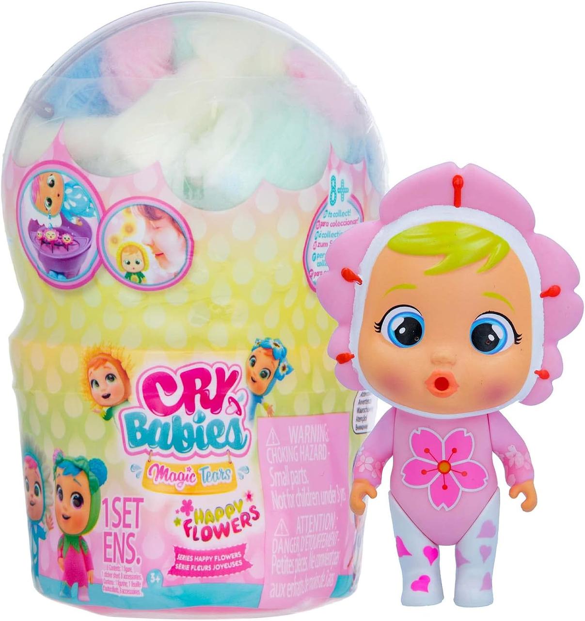 Лялька пупс плакса Cry Babies Magic Tears Happy Flowers 86326