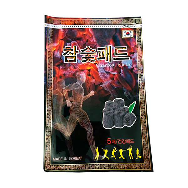 Набір пластирів для тіла з деревним вугіллям Daejeon Charcoal Pasta Pad 5 шт