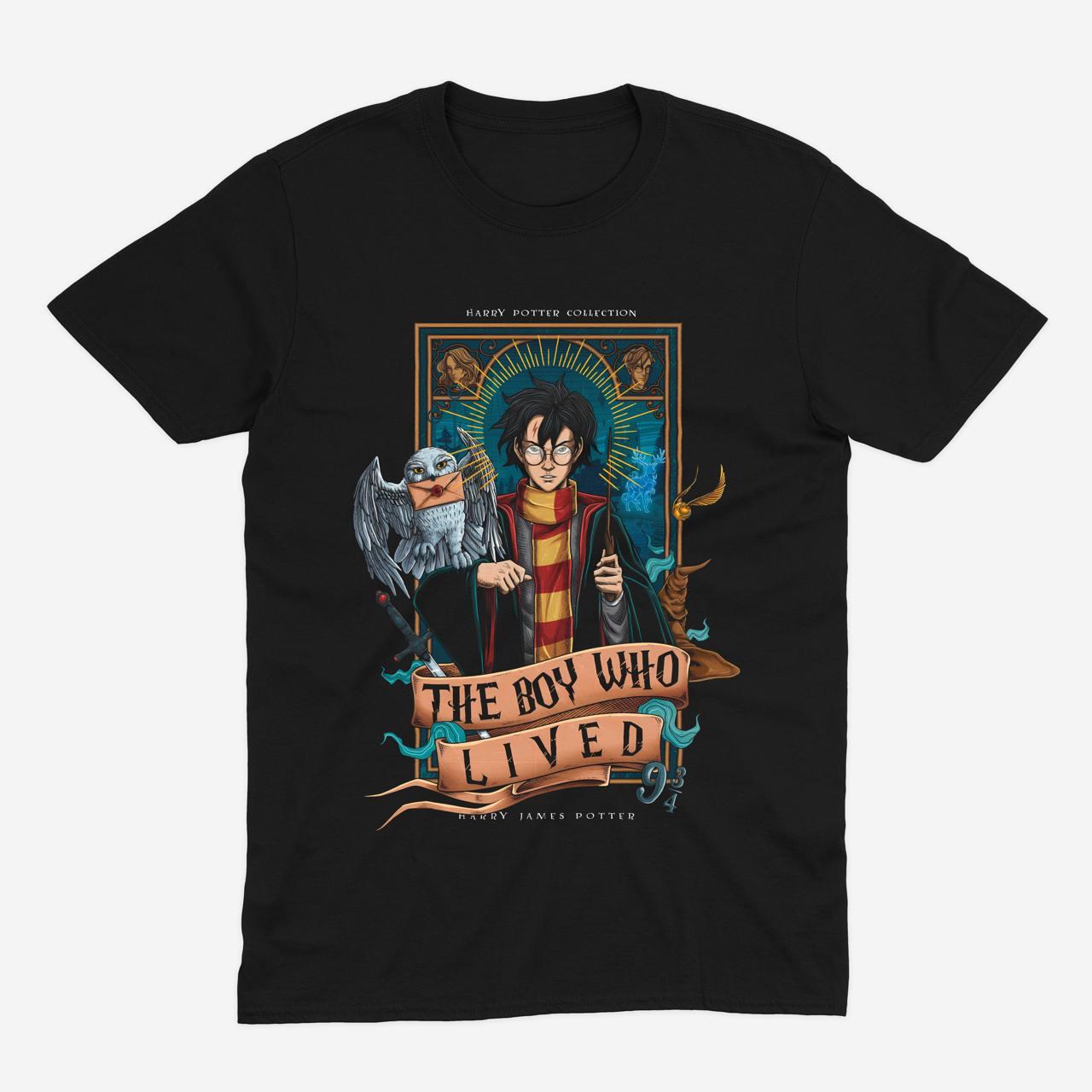 Футболка чорна Morze Harry Potter V1