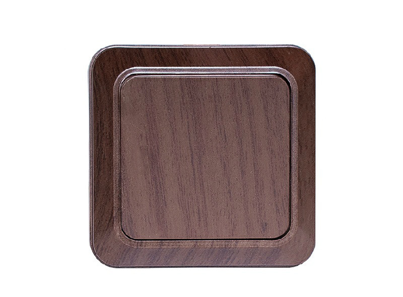 Вимикач одинарний зовнішній вишня OPERA LUXEL, фото 1