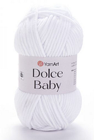 Пряжа Dolce baby-741 білий