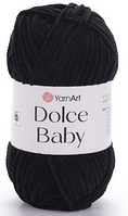 Пряжа Dolce baby-742 чорний