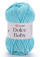 Пряжа Dolce baby-746 бірюза