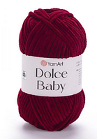 Пряжа Dolce baby-752 бордо