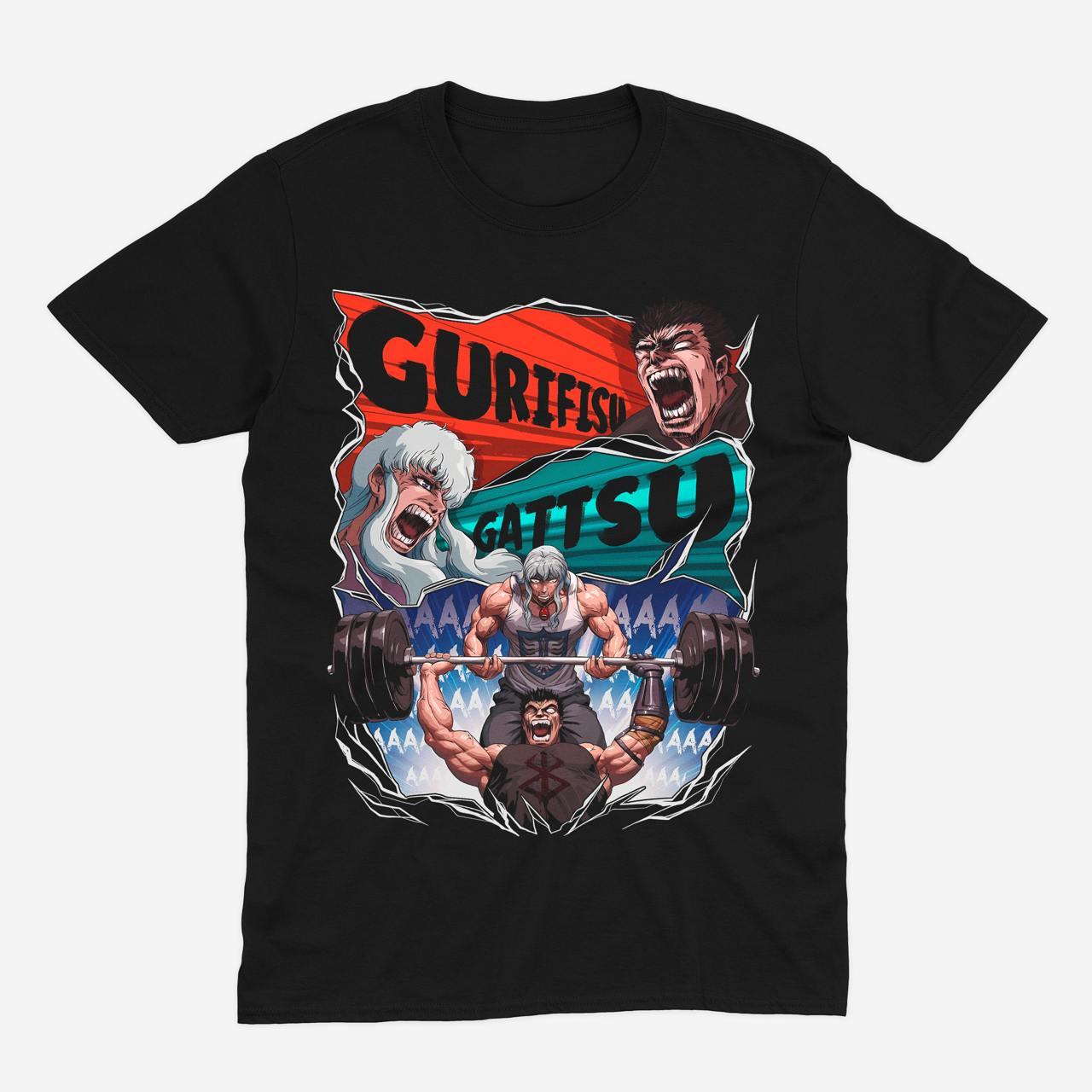 Футболка чорна Morze Berserk x Gym V1