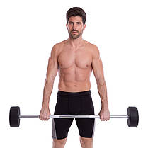 Штанга фіксована пряма поліуретанова LI NUO TA-3622-35 довжина-117см 35кг Код TA-3622-35, фото 5