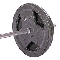 Штанга пряма зі сталевими дисками SP-Sport TA-2431-115 довжина-1,8м 28мм 115кг Код TA-2431-115, фото 3