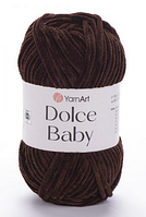Пряжа Dolce baby-775 коричневий