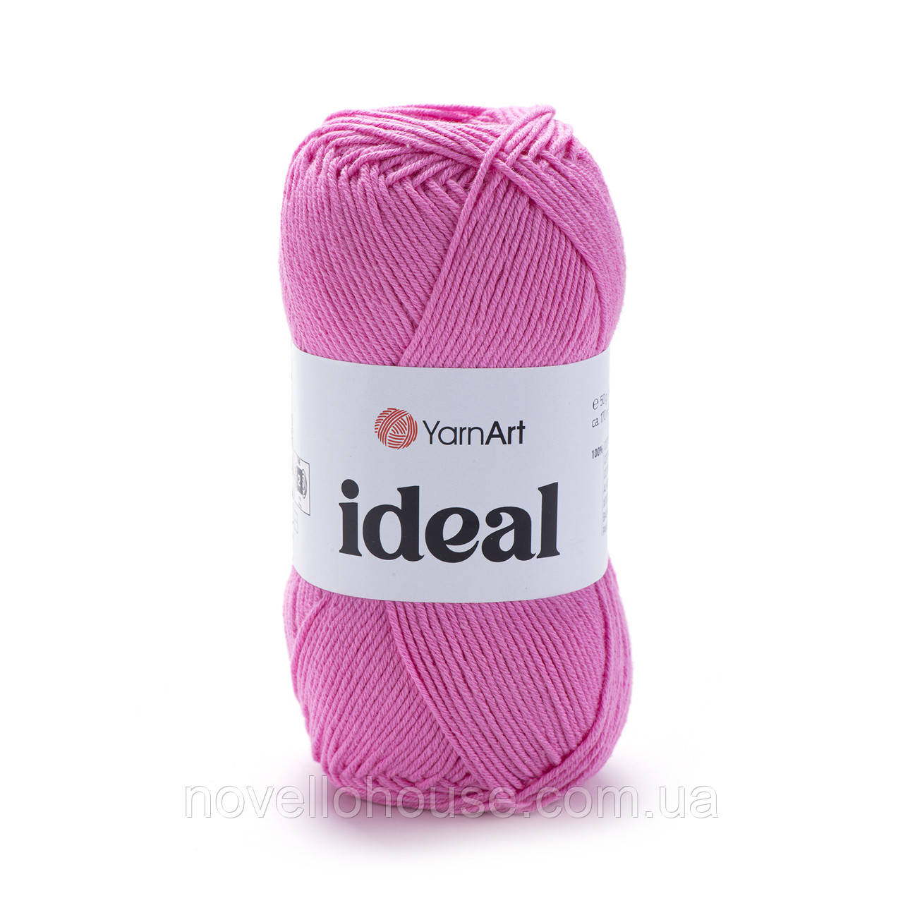 YarnArt IDEAL (Ідеал) № 231 яскраво-рожевий (Пряжа бавовна, нитки для в'язання)