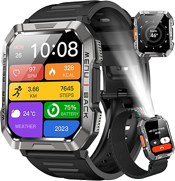 Смарт-годинник Blackview W60 2.01-inch 900mAh LED Flashlight Глобальна версія!