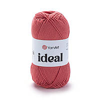 YarnArt IDEAL (Ідеал) № 236 кораловий (Пряжа бавовна, нитки для в'язання)