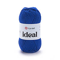 YarnArt IDEAL (Ідеал) № 240 синій (Пряжа бавовна, нитки для в'язання)