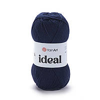 YarnArt IDEAL (Ідеал) № 241 темно-синій (Пряжа бавовна, нитки для в'язання)
