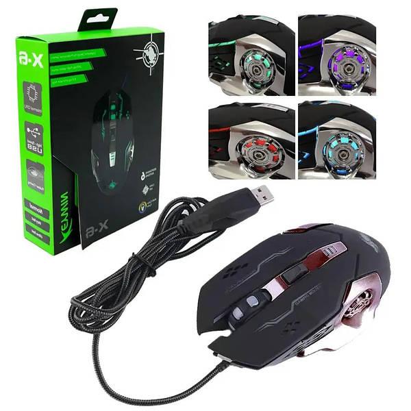 Ігрова миша Keywin X-6 USB дротова RGB-підсвітка