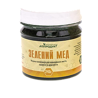 Зелений мед  (мед + спіруліна) Апіпродукт 245 г
