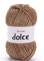 Пряжа Dolce-765 темний золотистий беж