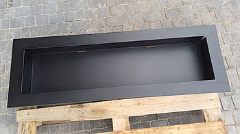 УЦІНКА! Біокамін з ароматерапією GMT 1200 x 400 x 120 чорний мат зі склом + 1 л палива в подарунок