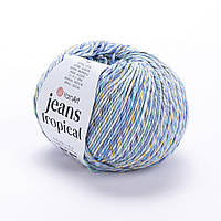Yarnart JEANS TROPICAL (Ярнарт Джинс Тропікал) № 614 (Пряжа напівбавовна, нитки для в'язання)