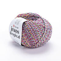 Yarnart JEANS TROPICAL (Ярнарт Джинс Тропікал) № 621 (Пряжа напівбавовна, нитки для в'язання)