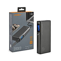 Повербанк 20000mAh VIDEX VPB-323 130W PD100W + Display