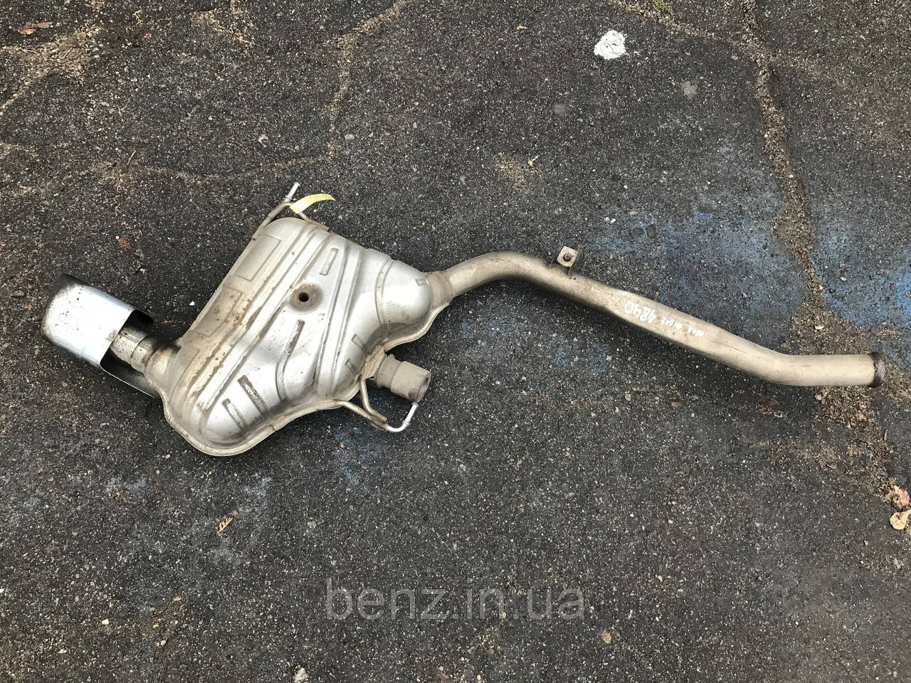 Вихлопна труба праворуч Mercedes W164 A1644906015, A1644902127, фото 1