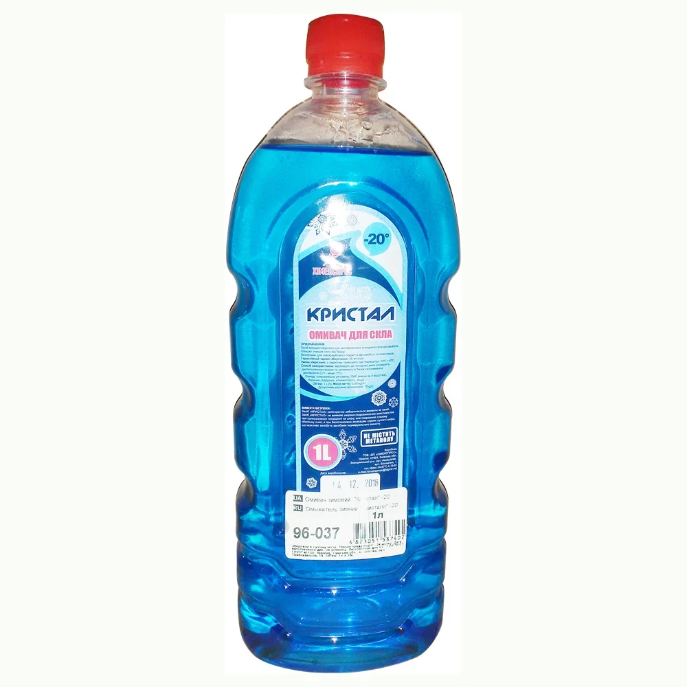 Омивач зимовий "Кристал" -80, 1л Україна (96-001)