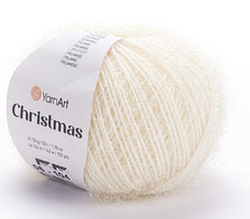 Пряжа Christmas-06 молочний