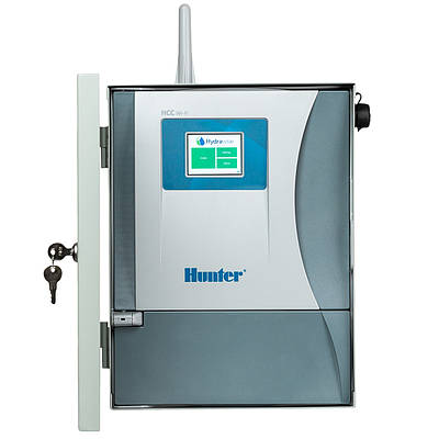 Контролер поливу з WI-FI, Hunter HCC-800-M (8 зон + можливість розширення до 54 зон) в металевому корпусі