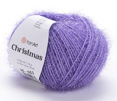 Пряжа Christmas-26 бузковий