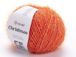 Пряжа Christmas-28 померанчевий