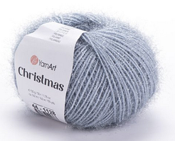 Пряжа Christmas-44 сірий