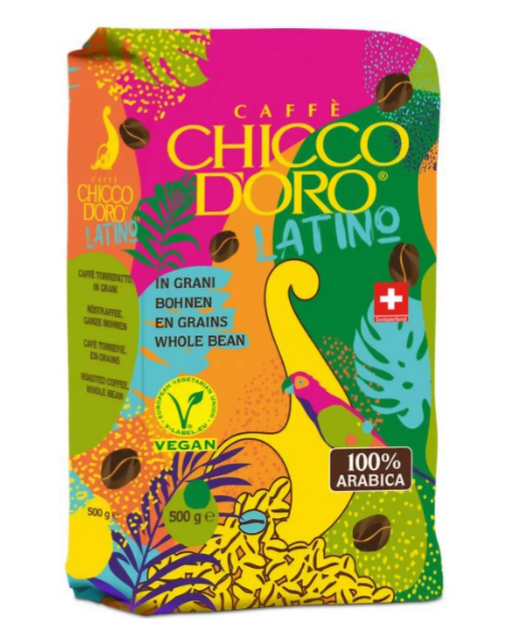 Кава Caffe Chicco d'oro LATINO в зернах 500 гр