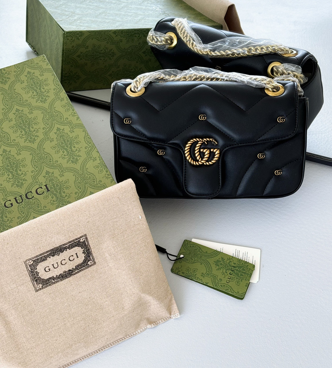 Жіноча брендова сумка Гуччі / стильна жіноча сумочка на ремені Gucci, фото 1