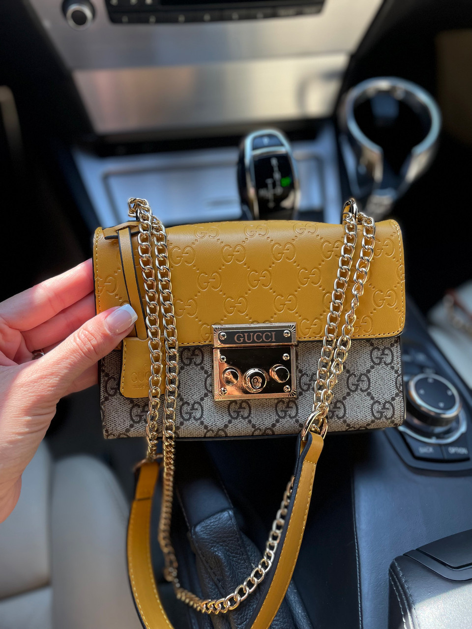 Жіноча брендова сумка Гуччі / стильна жіноча сумочка на ремені Gucci, фото 1