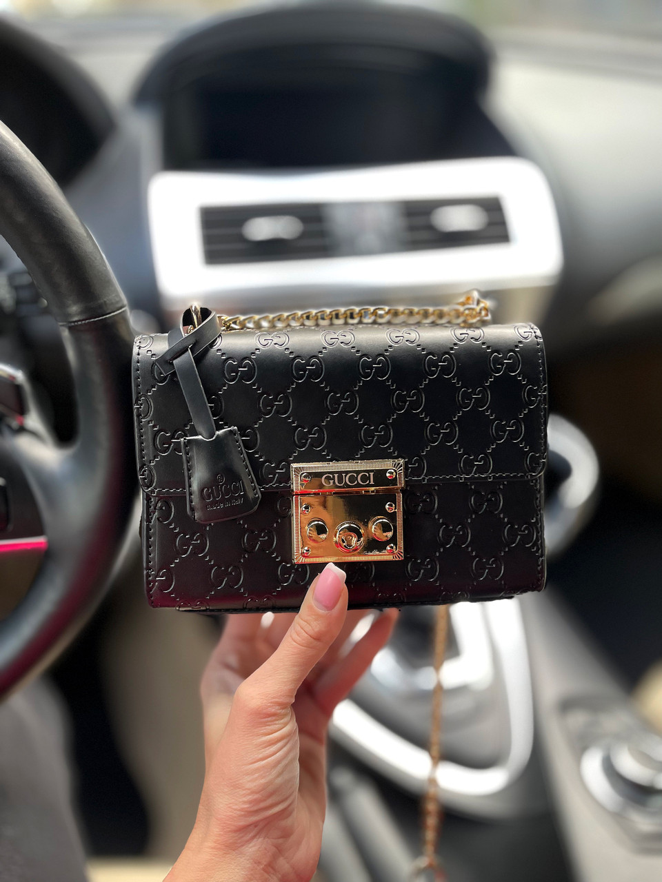 Жіноча брендова сумка Гуччі / стильна жіноча сумочка на ремені Gucci, фото 1